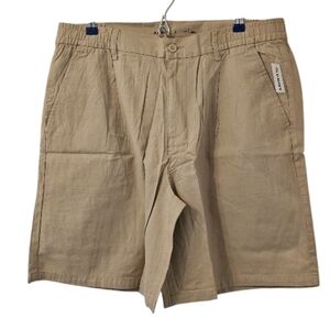 Beige Old Navy Men's Baggy Bermuda Shorts